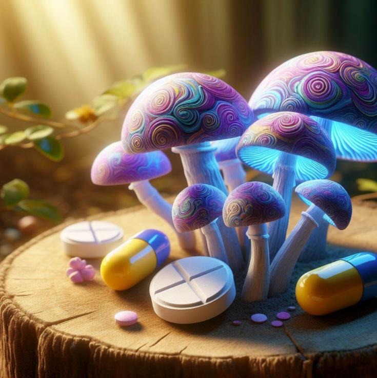 Navigating Emotions: Psilocybin vs Antidepressants for Depression